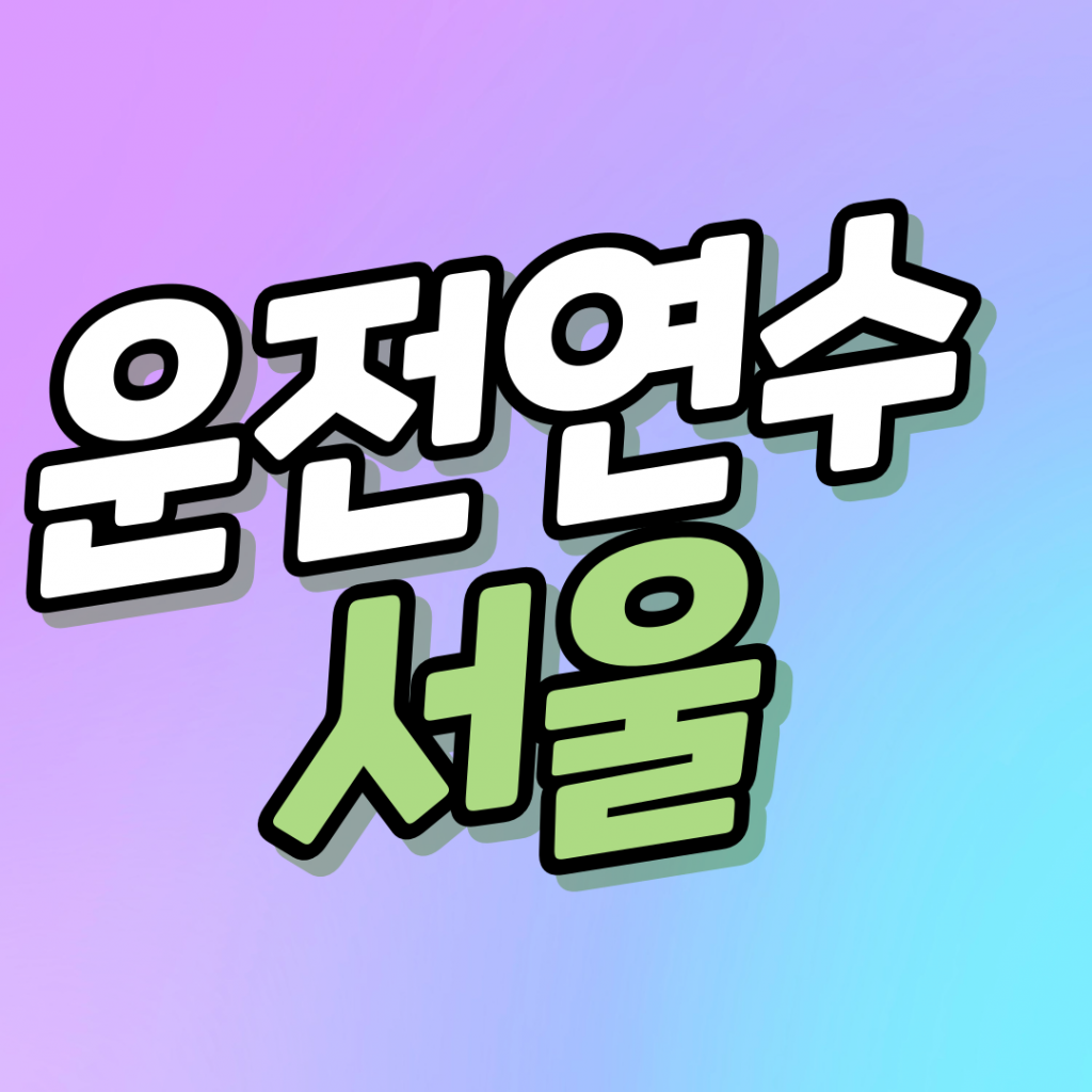 서울운전연수